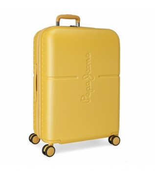 Maleta mediana Pepe Jeans Highlight amarillo -48x70x28cm-
