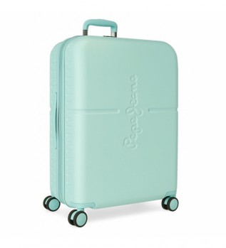 Valise moyenne Pepe Jeans Highlight Turquoise -48x70x28cm