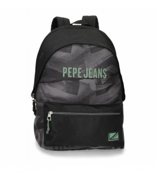 Zaino porta pc Pepe Jeans Davis due scomparti nero