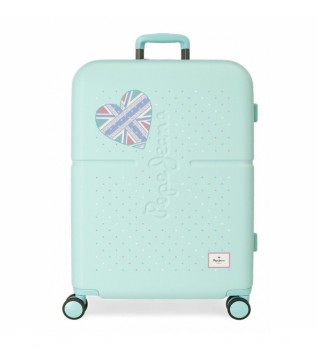 Valise moyenne Nerea Turquoise -48x70x28cm