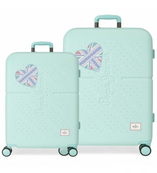 Ensemble de bagages Nerea Turquoise 