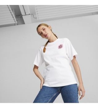 Downtown Graphic Baggy T-Shirt white