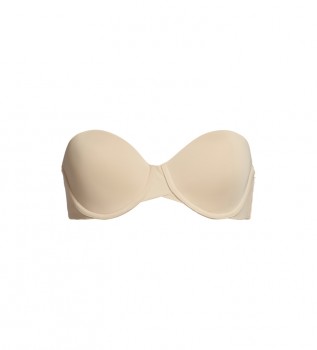 Soutien-gorge sans bretelles doubl beige