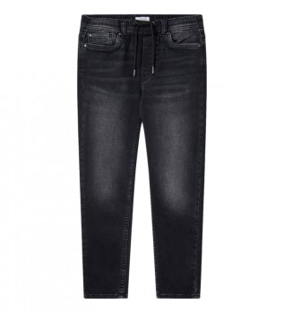 Archie kavbojke sproščenega kroja črne barve