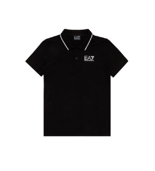 Buy EA7 Core Identity polo shirt black