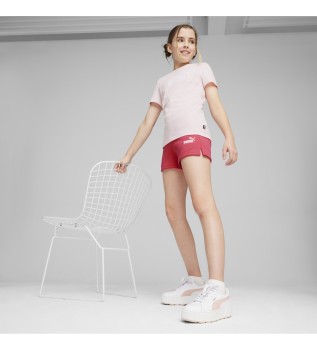 Buy Puma T-shirt and shorts set with pink logo