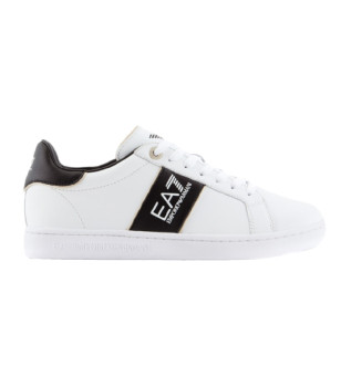 Classiche sneakers in pelle bianca