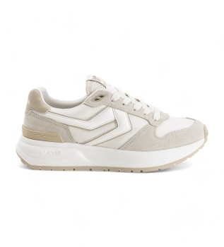 Charge S Sneakers i l�der, beige
