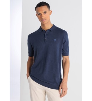 Camiseta de manga corta marino