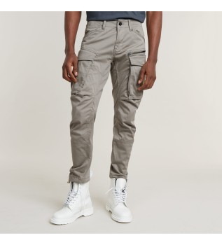Rovic 3D Regular Tapered Trousers gris fonc