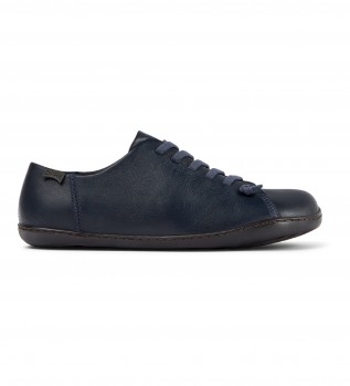 Peu Cami Leather Sneakers navy