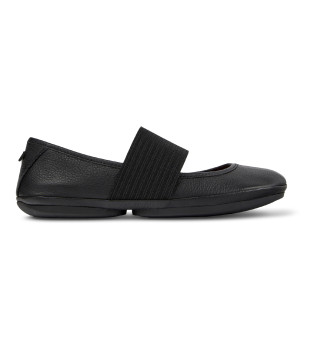 Ballerines en cuir noir Right Nina