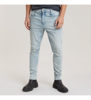 Jeans blu slim D-Staq 3D