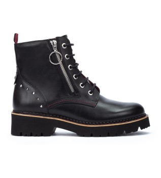 Bottines en cuir Vicar noir