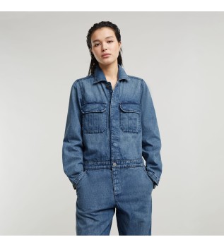 Schildersoverall blauw