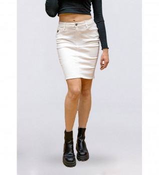 Jupe White Denim white