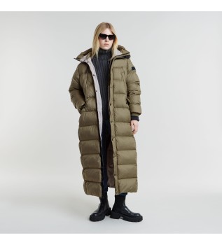 Abrigo Whistler Long Puffer verde
