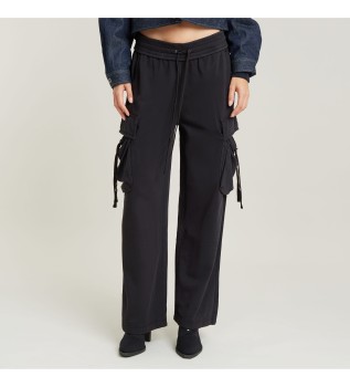 Lightweight Utility Loose trousers black