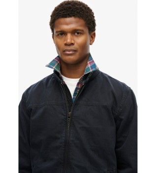Klassische Harrington Jacke Marine
