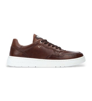 Newhaven Sneakers i lder 1660 brun