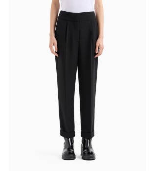 Spodnie z haczykami czarne