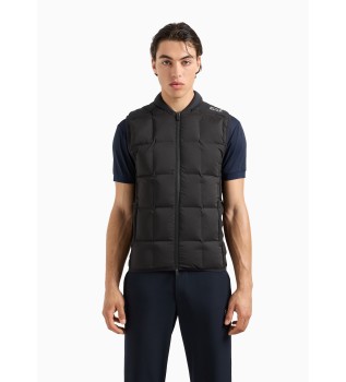 Gilet nero in piumino