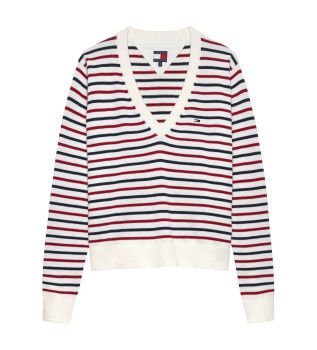 Pull fin multicolore