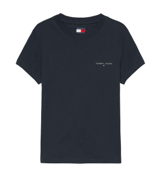 T-shirt Slim Linear marine