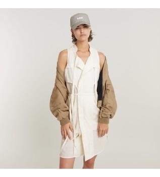 Vestido Sin Mangas Short blanco