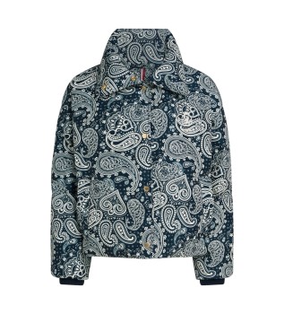 Veste Aop bleue