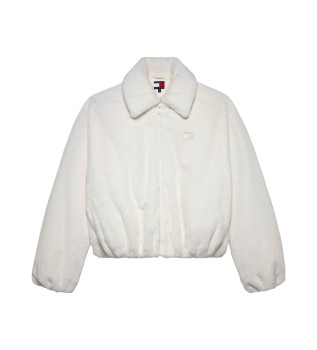 Giubbotto bomber bianco