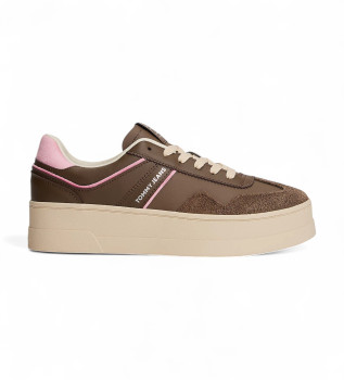 Le sneakers in pelle marrone Greenwich