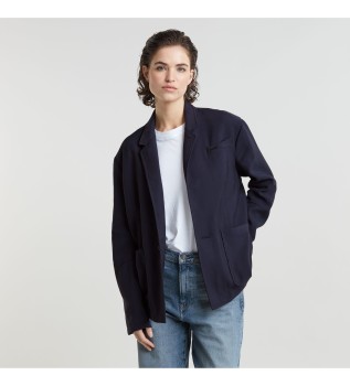 Boyfriend 3D-jakke navy