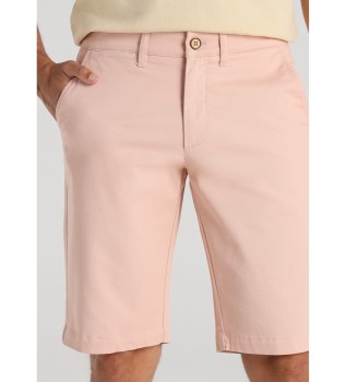 Regular fit chino shorts roze