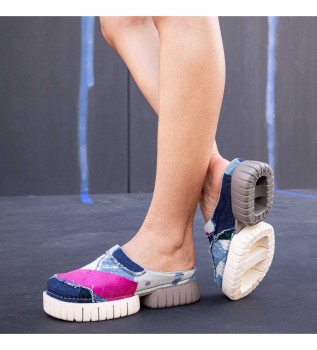 Clogs 1884E Madeira mehrfarbig