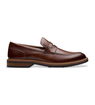 Mocassins de couro castanho Aldwin Step