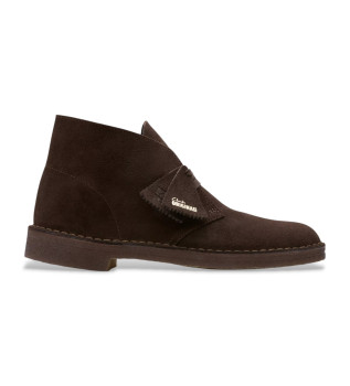 Bottines en cuir marron Desert