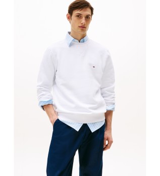 Sweatshirt com gola redonda Essential Fleece branco