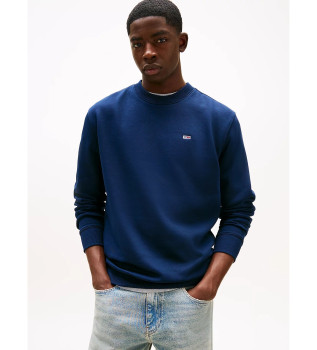 Sweat en polaire brosse marine