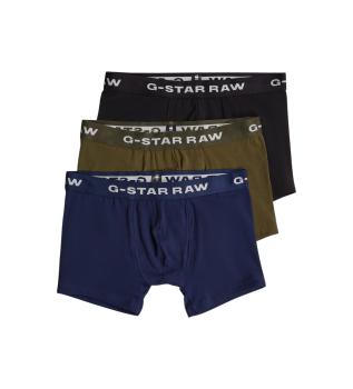 Lot de 3 pyjamas Multi navy, green, black