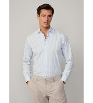 Chemise bleue classique