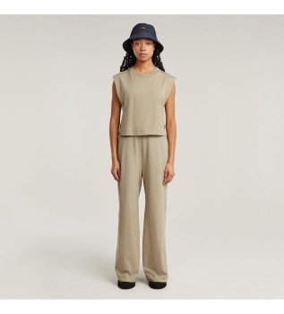 Macaco de duas camadas de perna larga bege