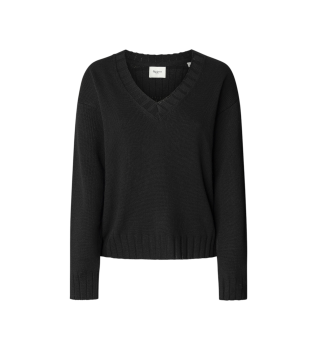 Cherice V-trui zwart