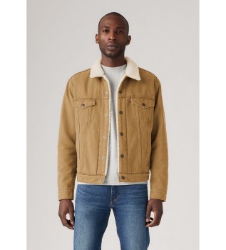 Giacca Sherpa marrone tipo 3