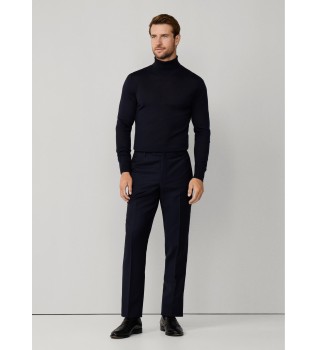 Pantaloni blu navy semplici