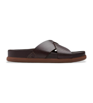 Torford Cross sandaler i l�der, bruna