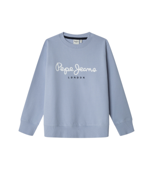 Felpa Art Crewneck blu