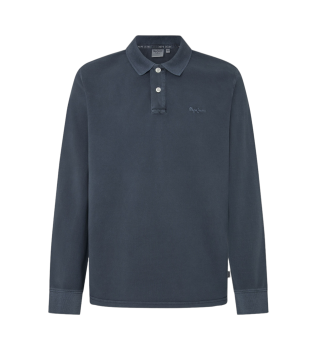 New Oliver Gd Ls navy polo shirt