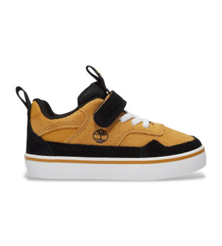 Sneakers Stone Jump in pelle marrone