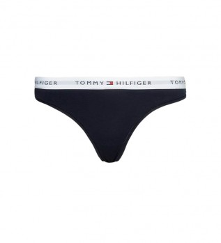 G-streng med logo p� linning navy